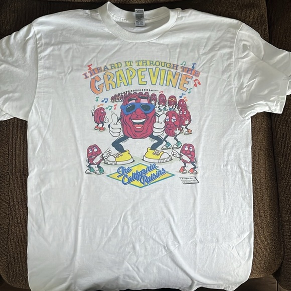 The California raisins, I heard it through the grapevine, 80s M unisex T-shirt - Picture 2 of 5